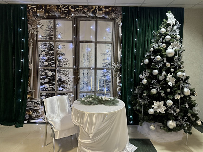 Санаторий «Курортная больница», Кисловодск. Санаторий в новогоднее время